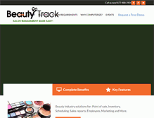 Tablet Screenshot of beautytrack.com